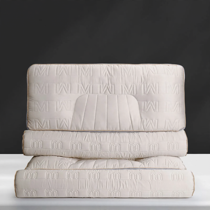 Neck support pillow with memory foam