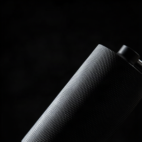 Hand coffee grinder with steel core, luxury design