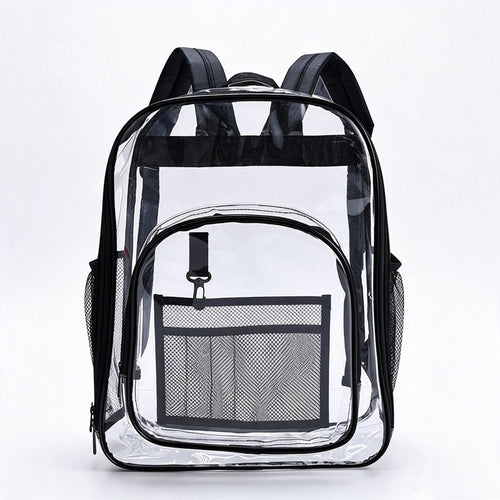 Transparent PVC backpack, waterproof, lightweight