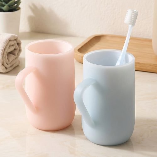 Toothbrush cup made of food-safe plastic