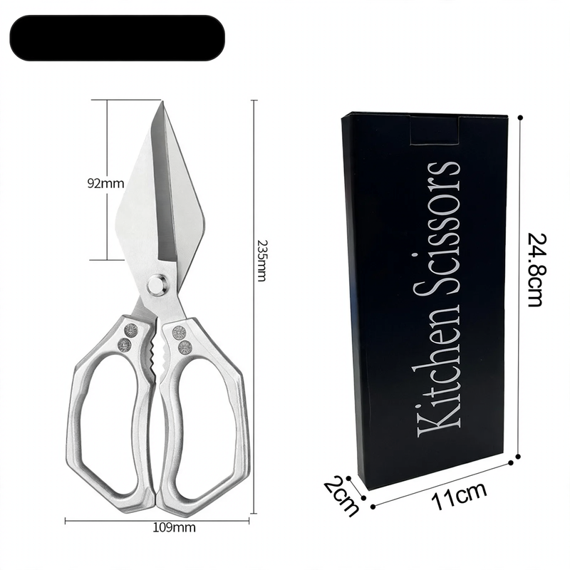 Kitchen scissors made of stainless steel