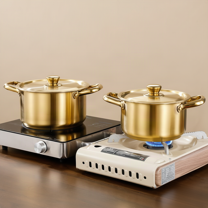 Stainless Steel Cooking Pot 20 cm, 1.1–2 L, Model HD190912