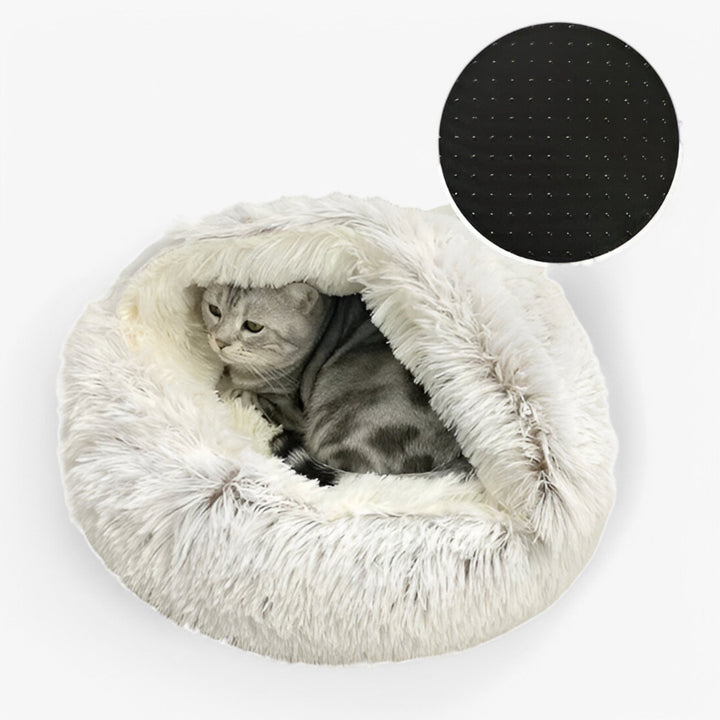 BowLift | Soft Winter Pet Bed with Washable Cover and Non-Slip Base