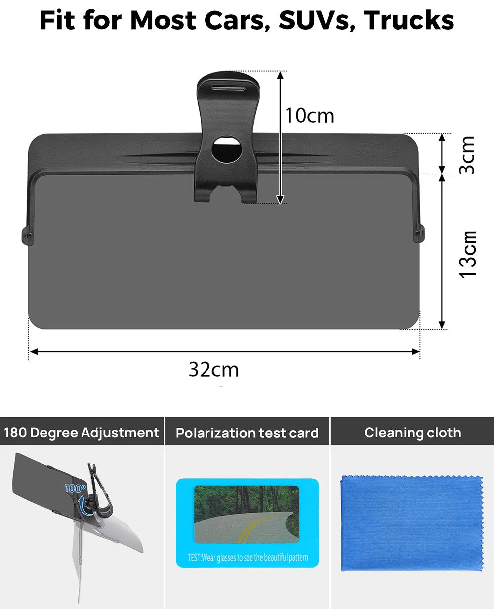 BowLift | Polarized Car Sun Visor