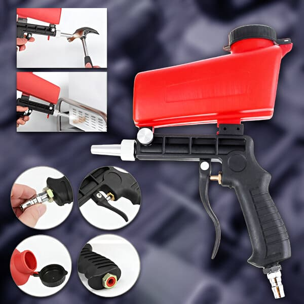 Multi-purpose sandblasting gun | Bowlift