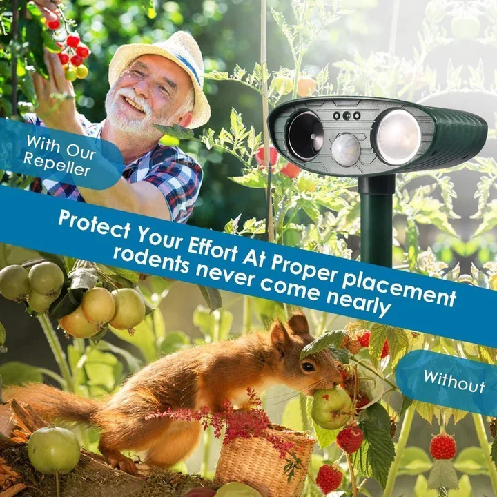 BowLift | Solar Powered Ultrasonic Chipmunk Repeller