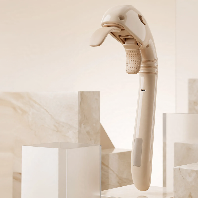 Handheld neck massager with long handle, model SL-118