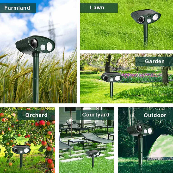 BowLift | Solar Powered Ultrasonic Deer Repeller, Pack Of 4