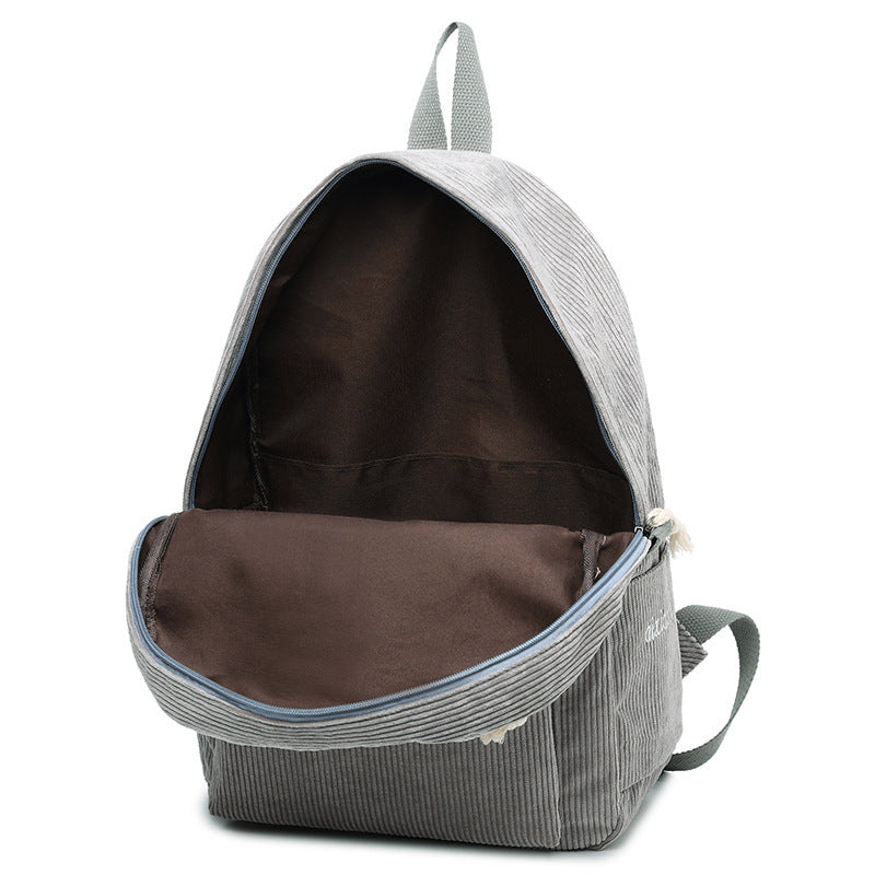 Cord backpack, 20–35 L, large capacity