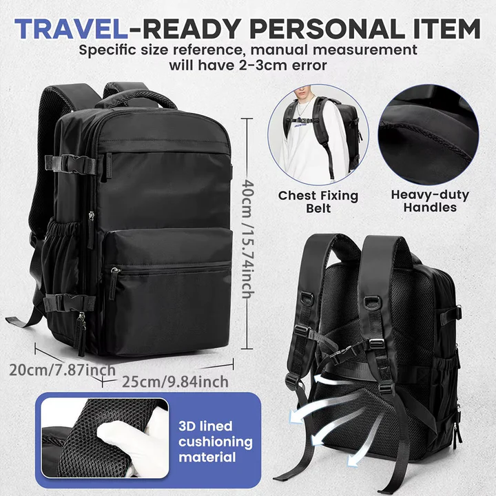 BowLift | Water-Resistant Travel Backpack for 15.6in Devices