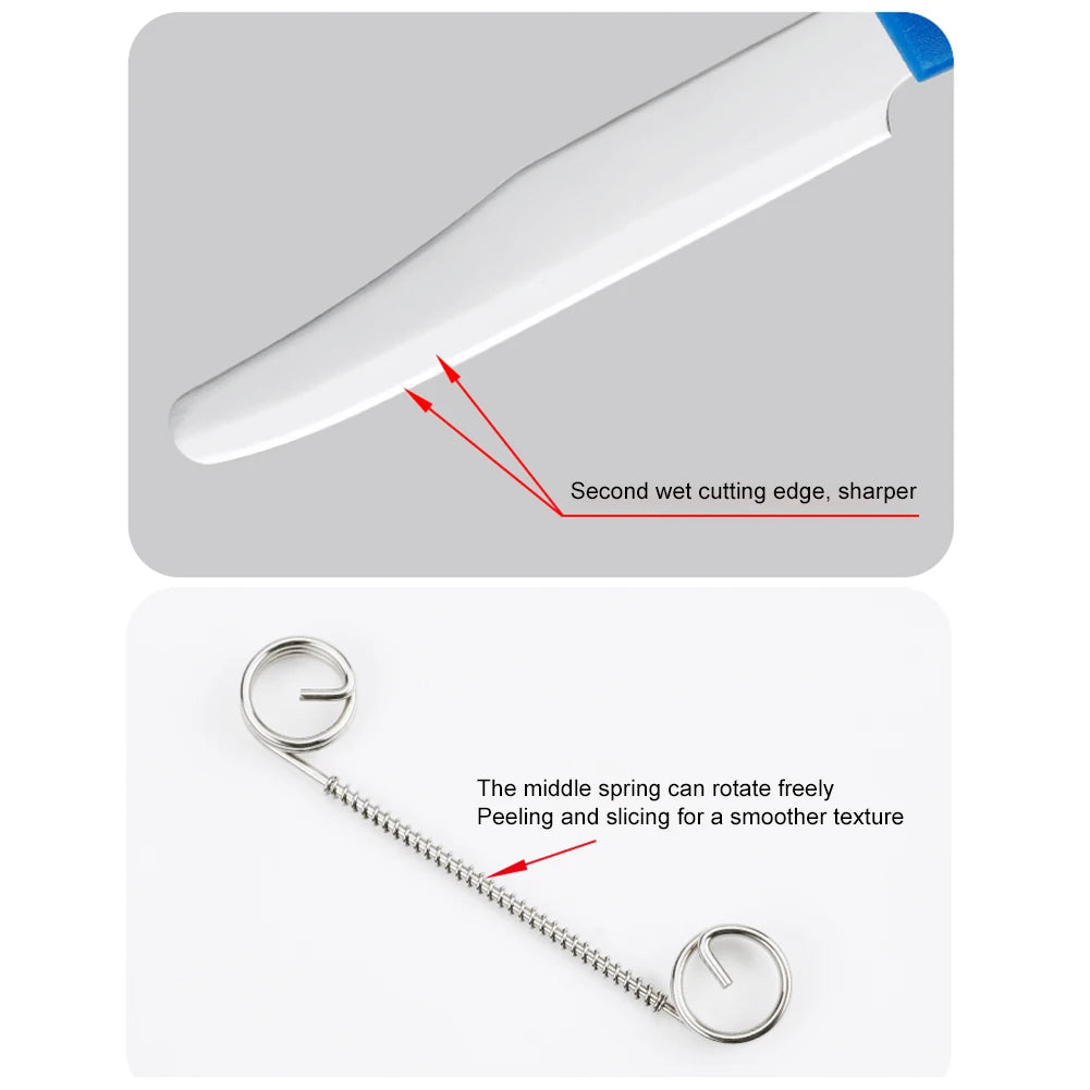 BowLift | 2 in 1 Vegetable Peeler with Spring