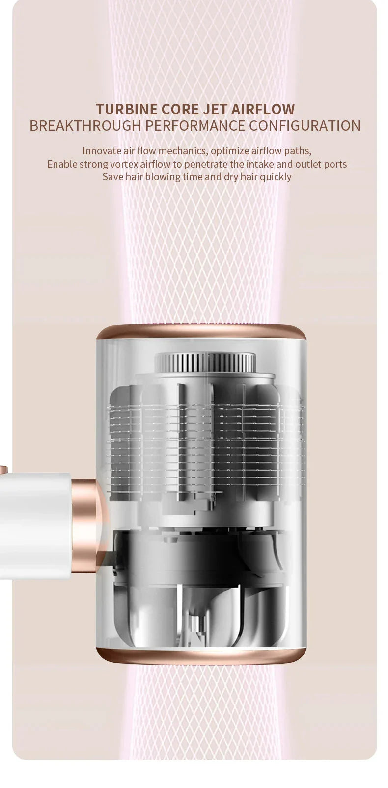 BowLift | High-performance hair dryer 2400W with cold and warm air function - Ion technology