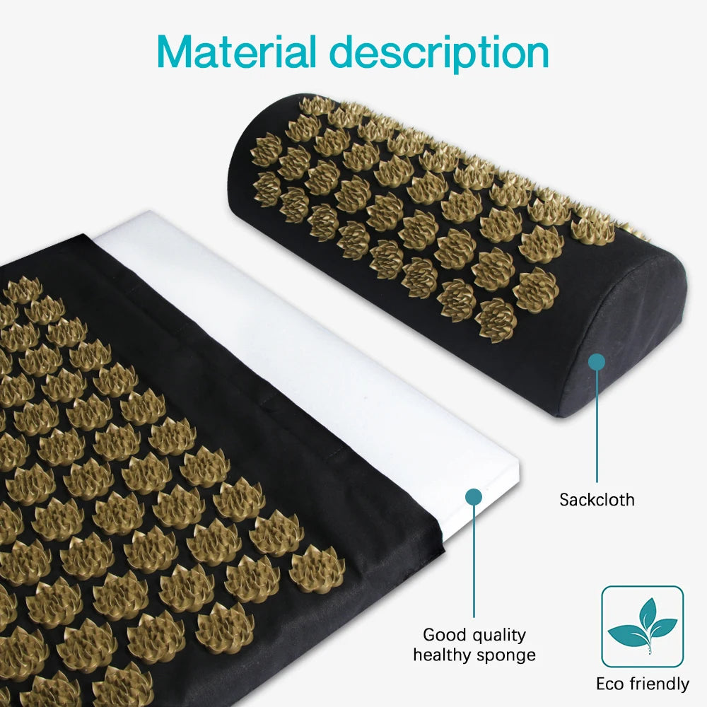 BowLift | Acupressure Yoga Mat with Massage Pillow