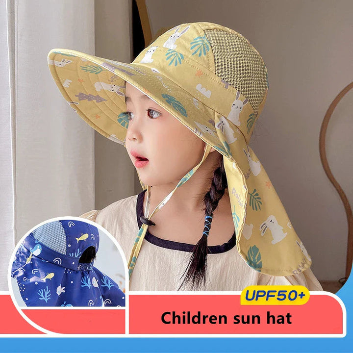 BowLift | Children's Sun Hat with UPF 50+ - Adjustable Chin Straps and Wide Brim