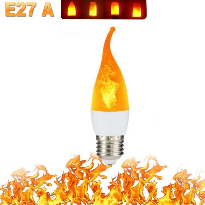 BowLift | LED FLAME LIGHT PARTY LAMP - 4 MODES SIMULATION FIRE