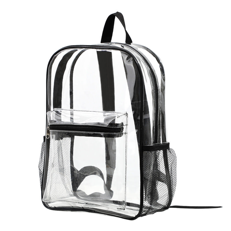 Transparent PVC backpack, waterproof