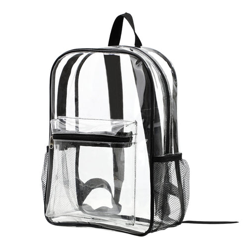 Transparent PVC backpack, waterproof
