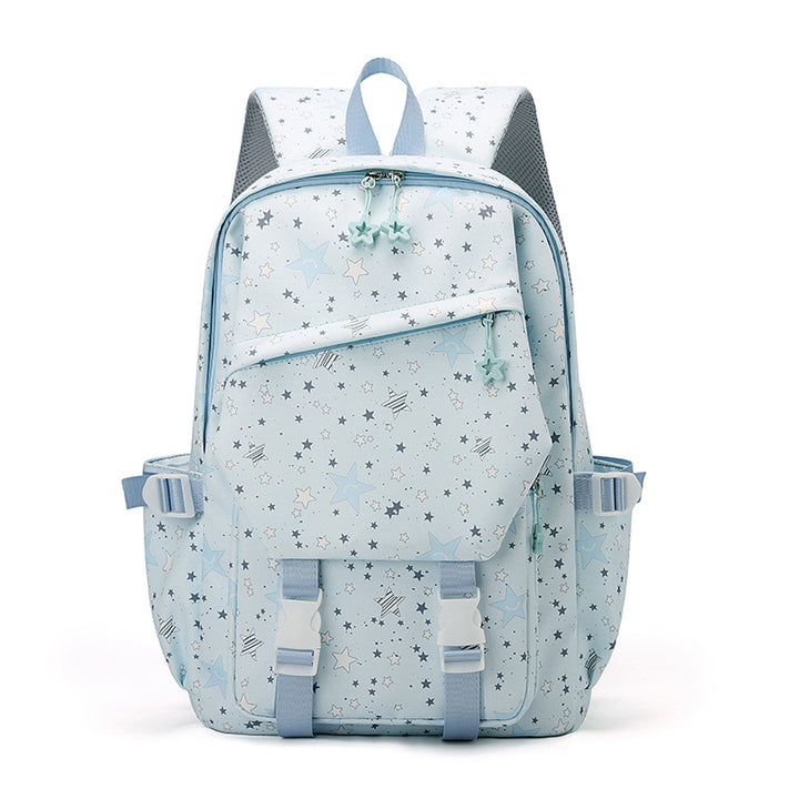 Large backpack made of polyester, breathable