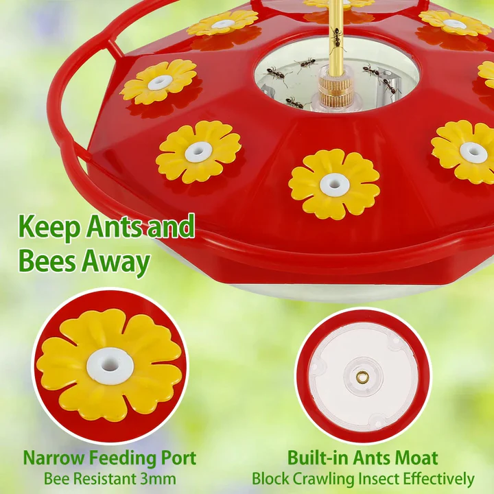 BowLift | Flower-Shaped Hummingbird Feeder