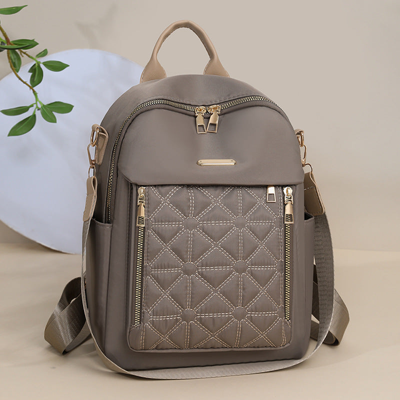 Waterproof women's backpack made of Oxford fabric