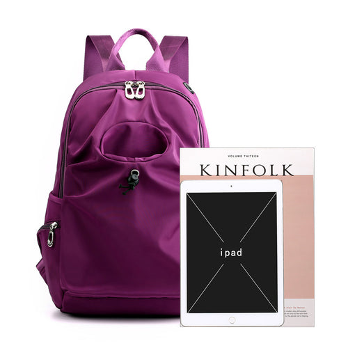 Backpack with drink compartment, nylon, back load balance