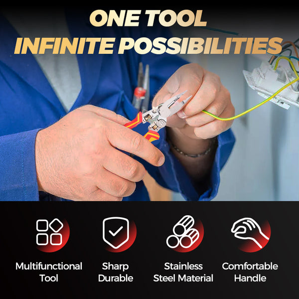 All-in-One Stripping Pliers | Perfect for Wrapping and Splitting Wire | Bowlift