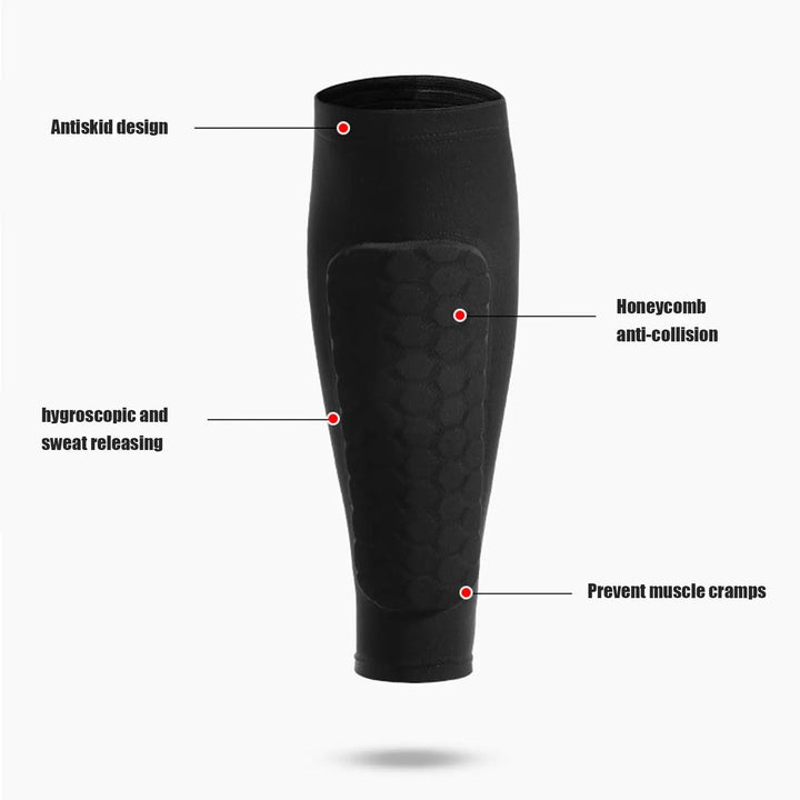 BowLift | Shin Guards FlexGuard Pro | Impact-absorbing Honeycomb Design | Breathable & Ultralight