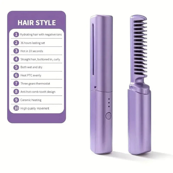 BowLift | Wireless Hair Hot Comb