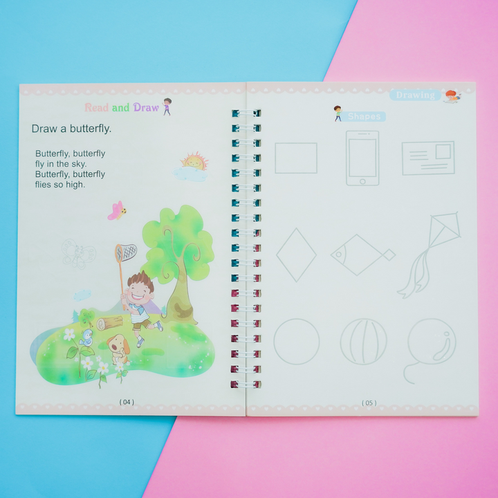 Learning practice books for children | Accelerate writing and thinking skills | Bowlift