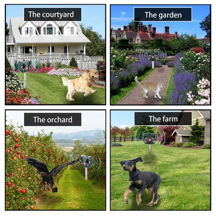BowLift | Solar Ultrasonic Animal Repeller For Gardens