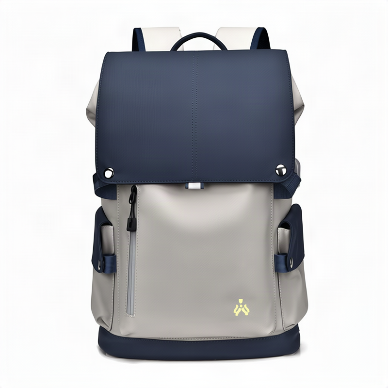Backpack, 20–35 L, contrasting colors, up to 16 inches