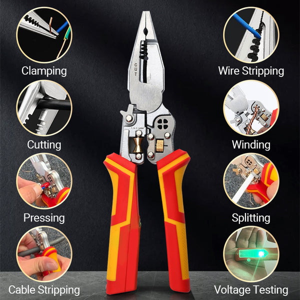 All-in-One Stripping Pliers | Perfect for Wrapping and Splitting Wire | Bowlift