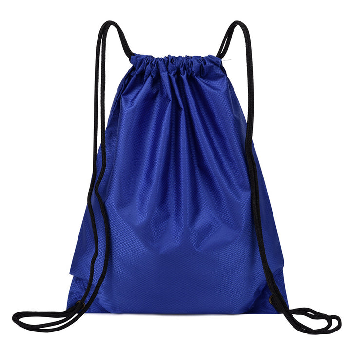 Sporty backpack with drawstring, 20–35 L, oxford fabric