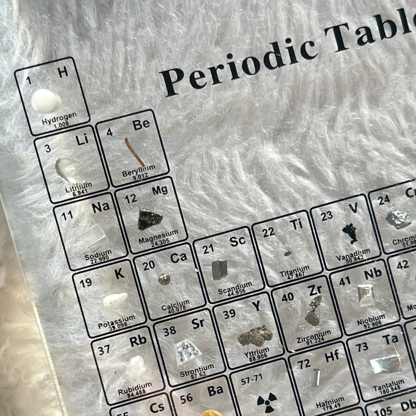 Periodic table of elements | Real elements display | Bowlift