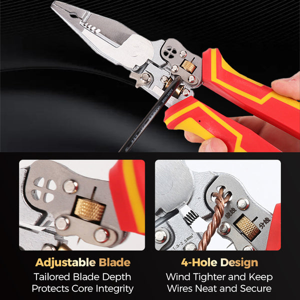 All-in-One Stripping Pliers | Perfect for Wrapping and Splitting Wire | Bowlift