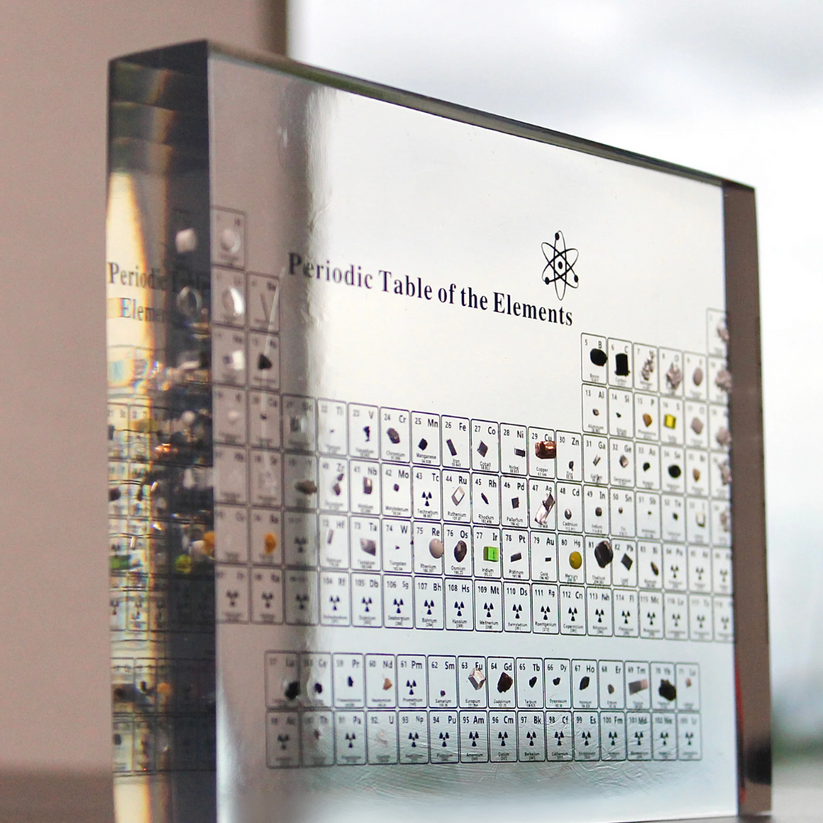Periodic table of elements | Real elements display | Bowlift