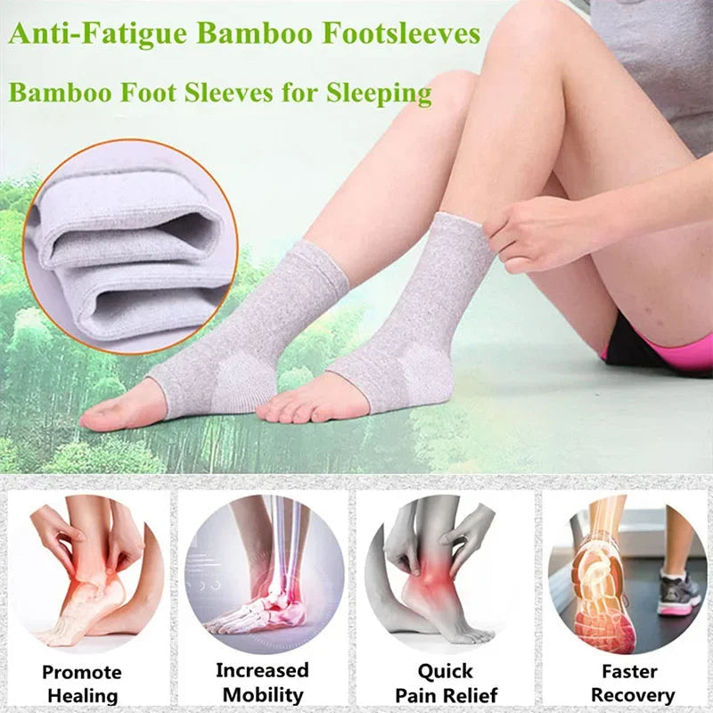 BowLift | 1 Pair Bamboo Foot Sleeves Compression Socks
