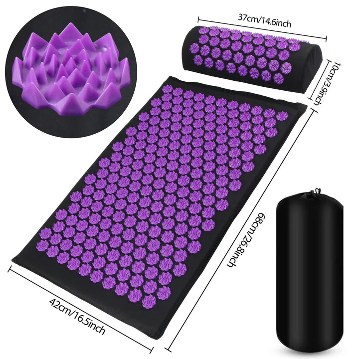 BowLift | Acupressure Yoga Mat with Massage Pillow
