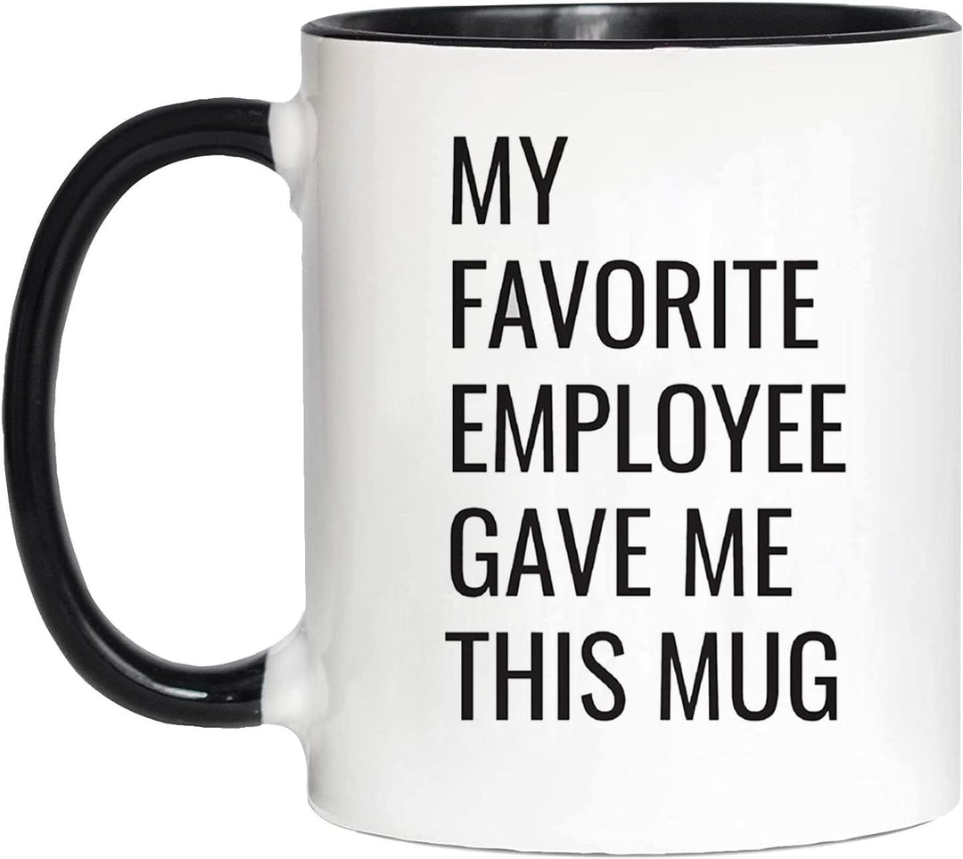 Ceramic coffee mug with saying, 301–400 ml