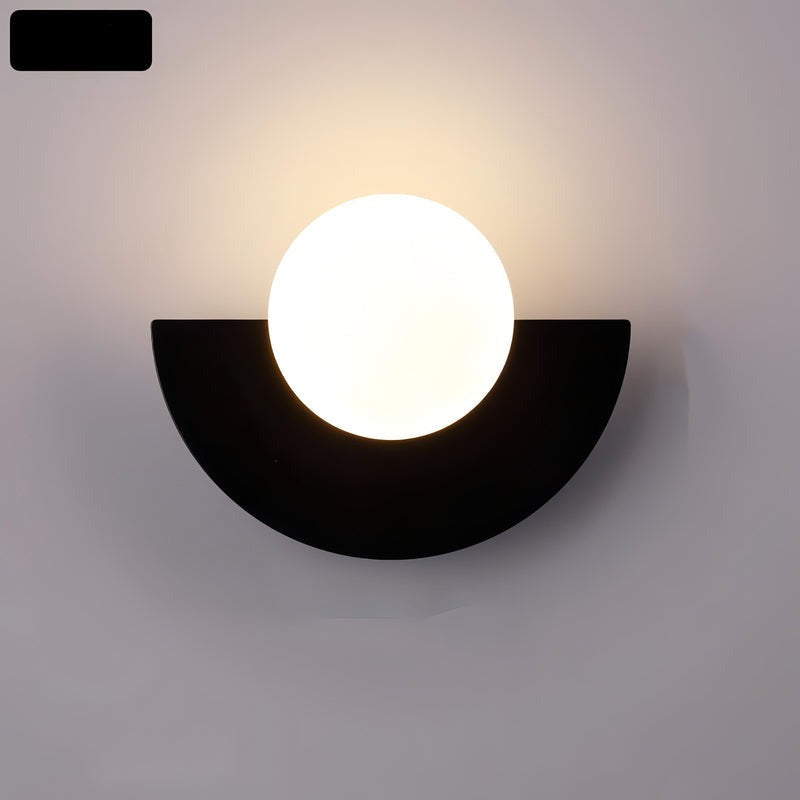 BowLift | Semi-Circular Wall Lamp in Scandinavian Style Minimalism and Warm Light