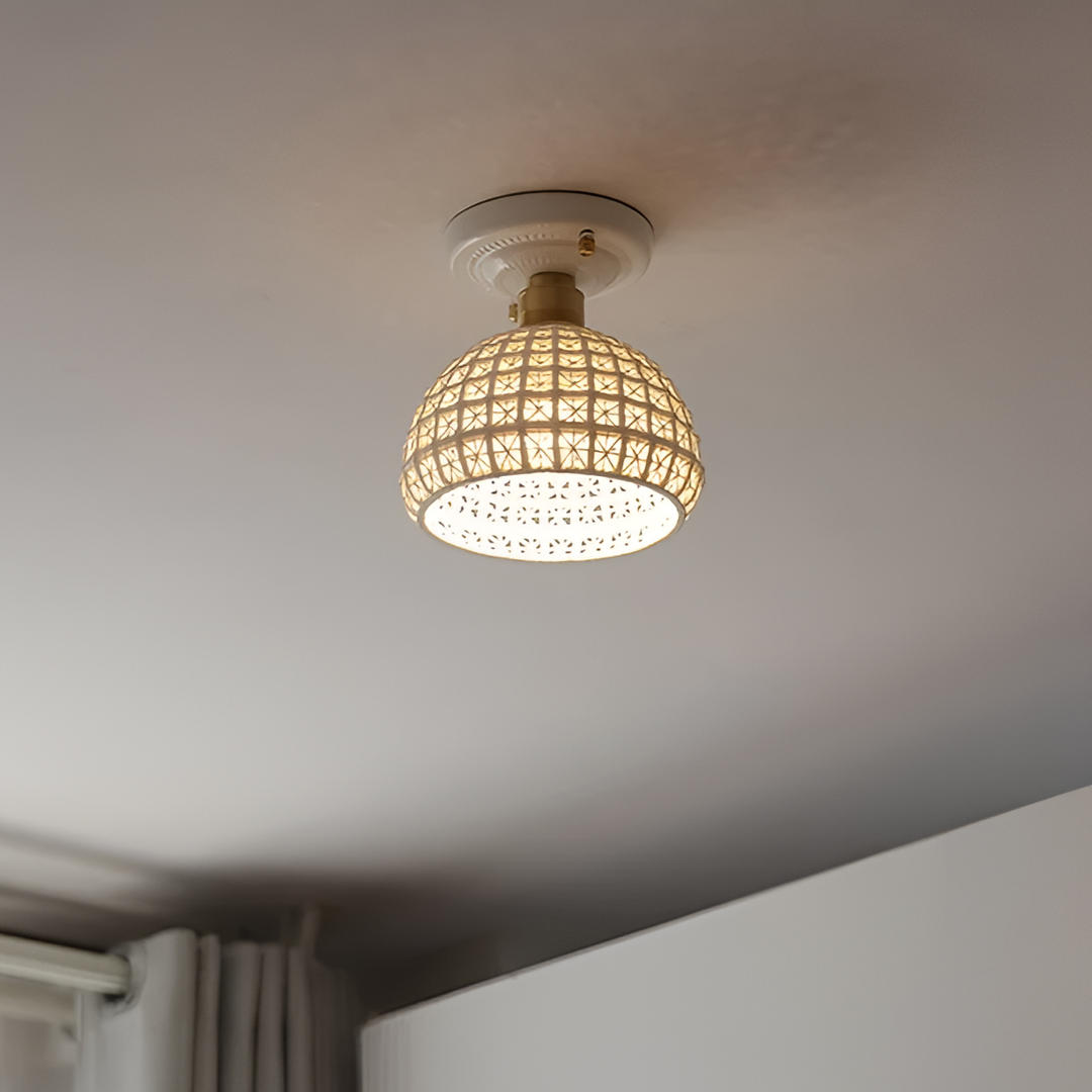 BowLift | Nordic Ceramic Ceiling Lamp