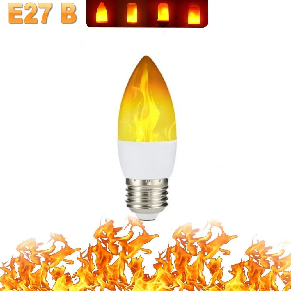 BowLift | LED FLAME LIGHT PARTY LAMP - 4 MODES SIMULATION FIRE