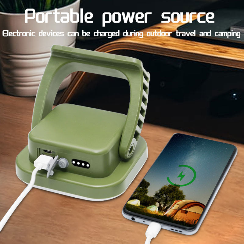 Rechargeable LED Camping Lamp with Magnets Bowlift