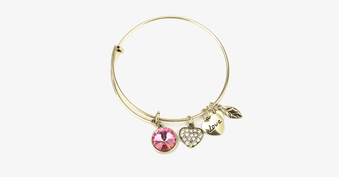 BowLift | October Birthstone Charm Bracelet