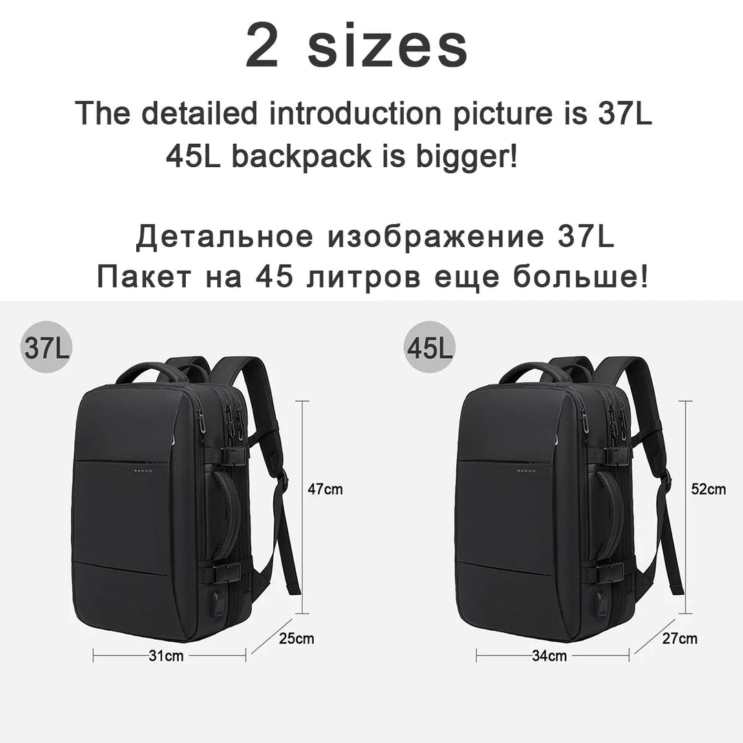 BowLift | Waterproof Expandable Travel Backpack – Large Capacity & Anti-Theft Protection