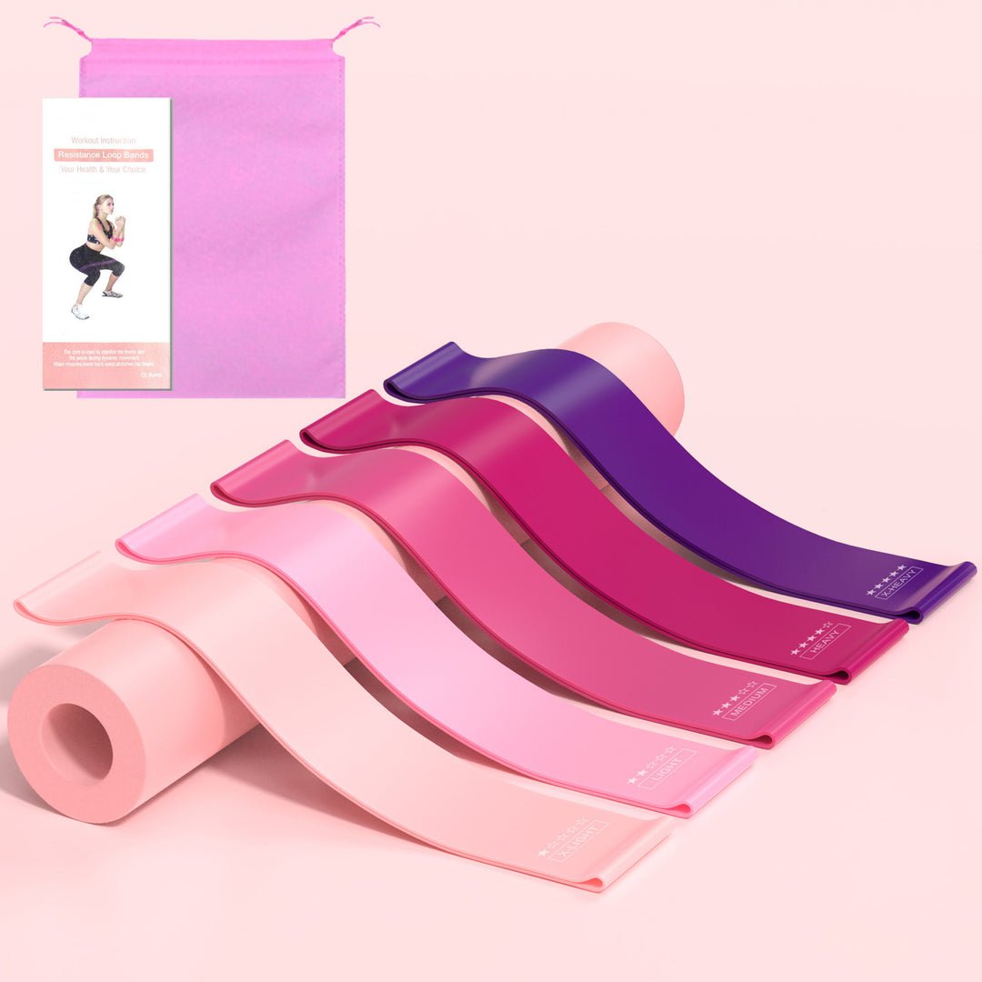 Resistance bands made of TPE, different strengths