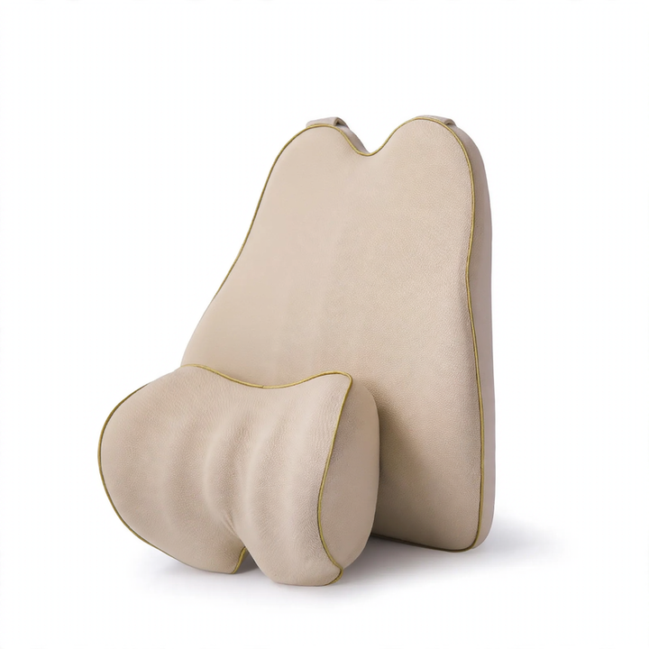 Car Neck Pillow and Lumbar Support, Memory Foam