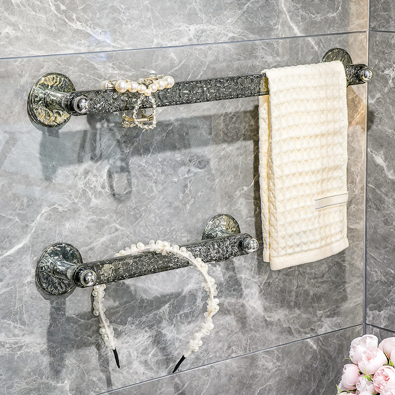 Towel holder, plastic, hanging free, 50 cm