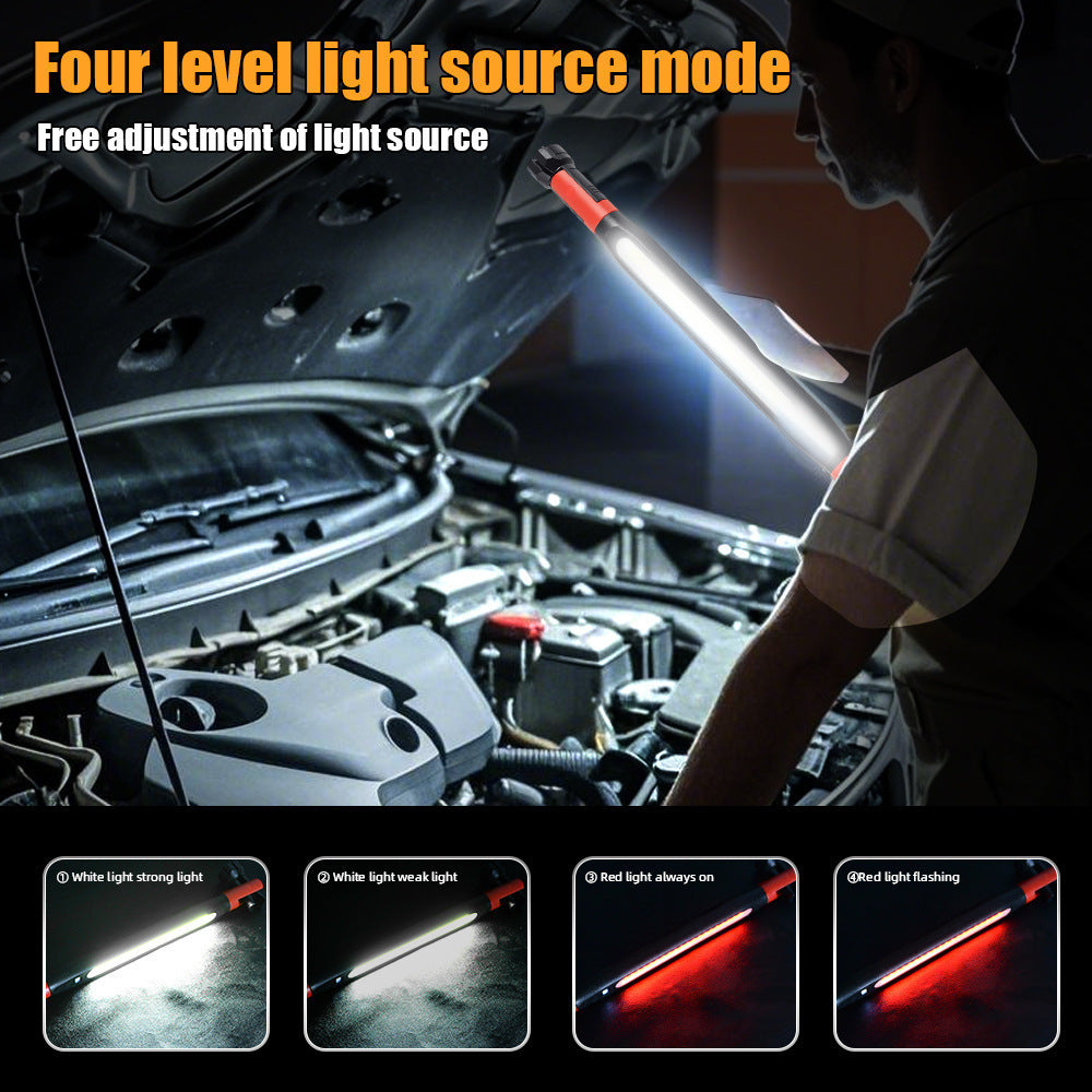 Magnetic LED inspection light, 2000 mAh, rechargeable