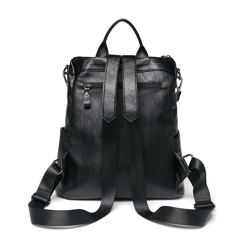 Backpack made of synthetic leather, leisure and travel